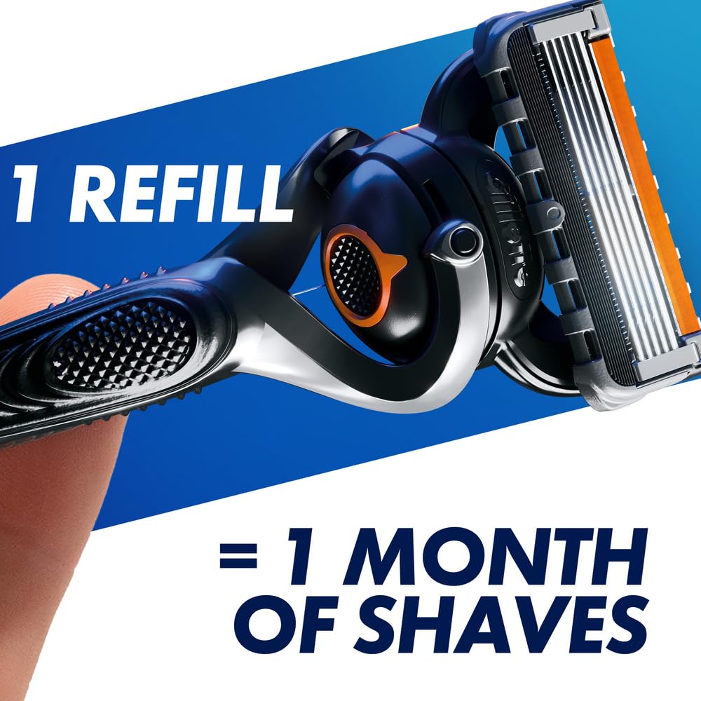 - Gillette ProGlide Men's Razor with Flexball Technology | 9 Razor Blade Refills | Precision Trimmer | 5 Anti-Friction Blades -