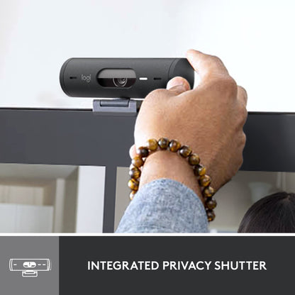 - Logitech Brio 500 Full HD Webcam | Auto Light Correction -