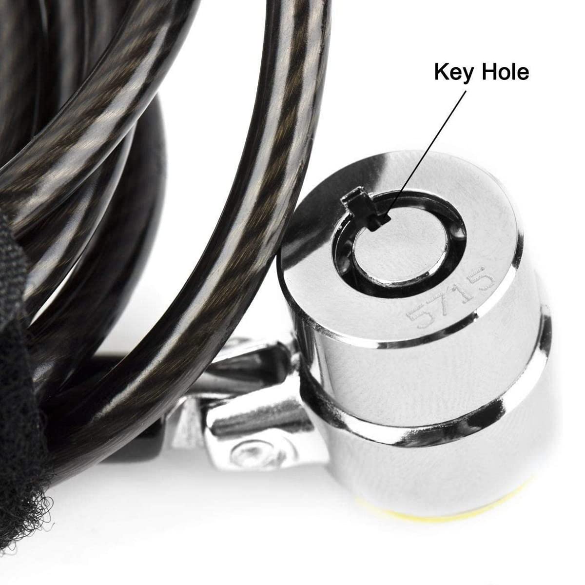 - I3C Anti-Theft Laptop Lock Cable | Anchor Plate & 2 Keys | Security Lock -