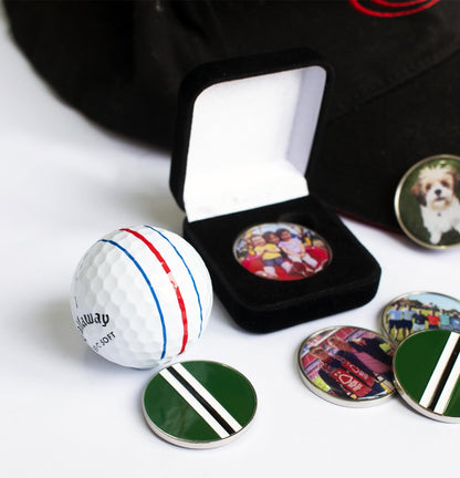 - EzeePutt | Personalised Golf Ball Marker | Putting Alignment Marker With Your Own Custom Photo -