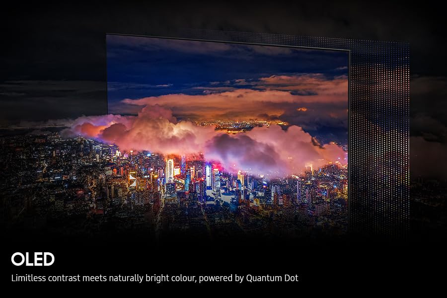 65 Inch S95C 4K OLED HDR Smart TV (2023) OLED TV With Quantum Dot Colour, Anti Reflection Screen, Dolby Atmos Surround Sound, 144hz Gaming Software & Laserslim Design With Alexa