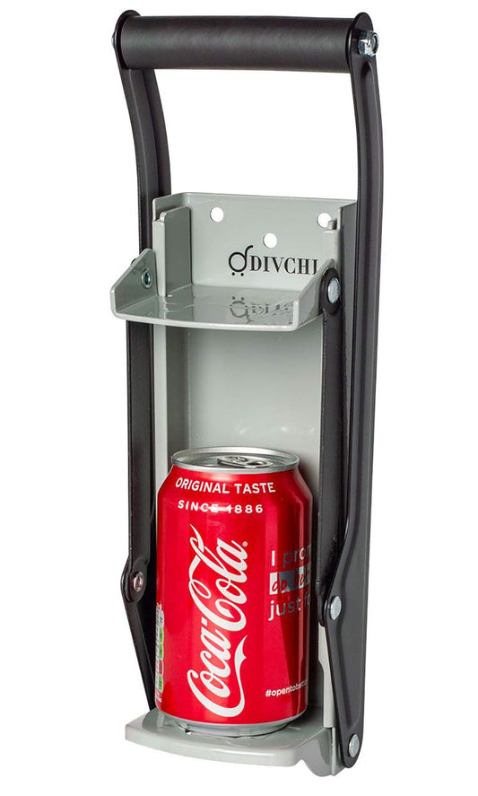 - DIVCHI Can Crusher | 16oz in Aluminum Recycling Tool Bottle Opener | Heavy Duty Large Metal Wall Mounted Beer Can Smasher -