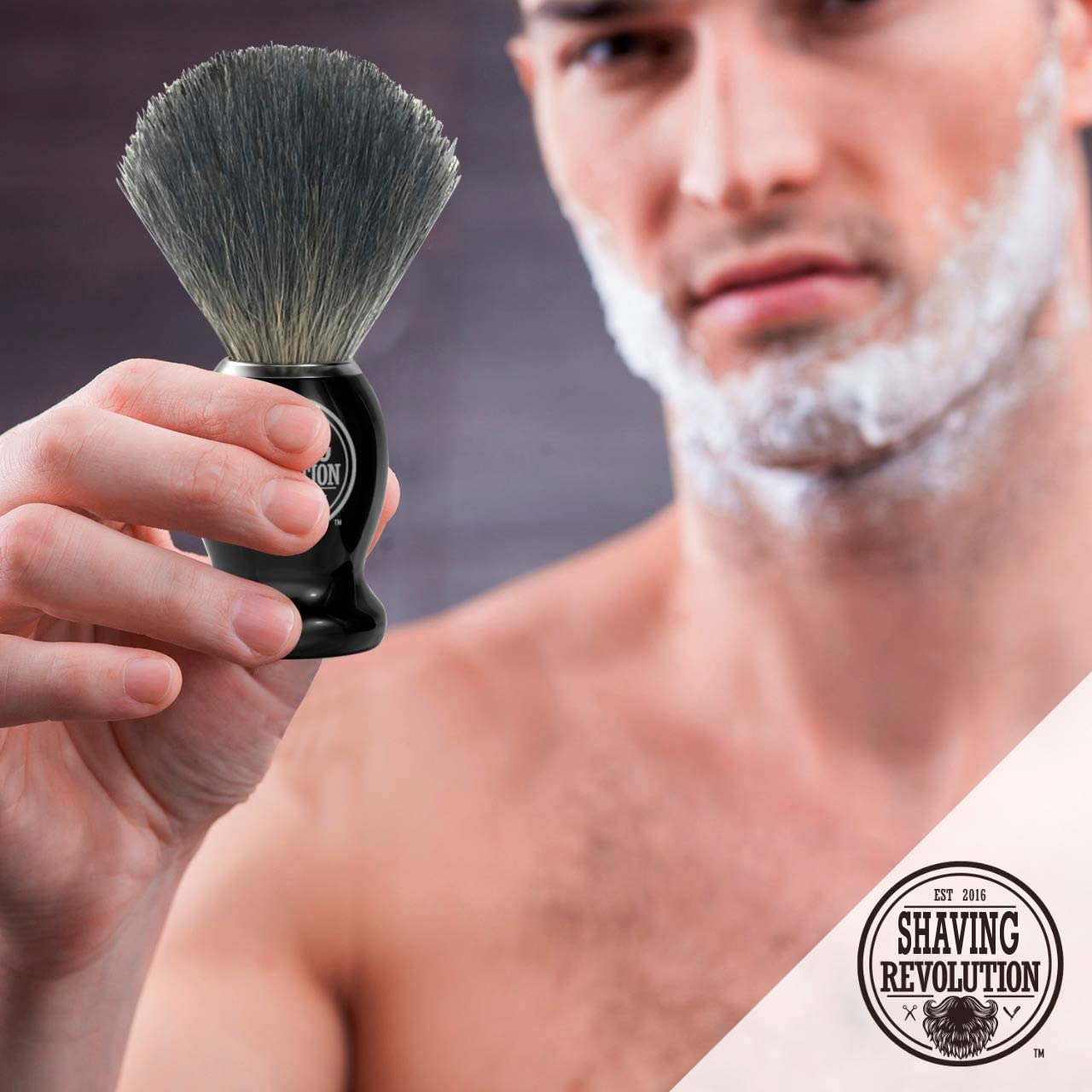 - Viking Revolution Badger Hair Shaving Brush for Men -