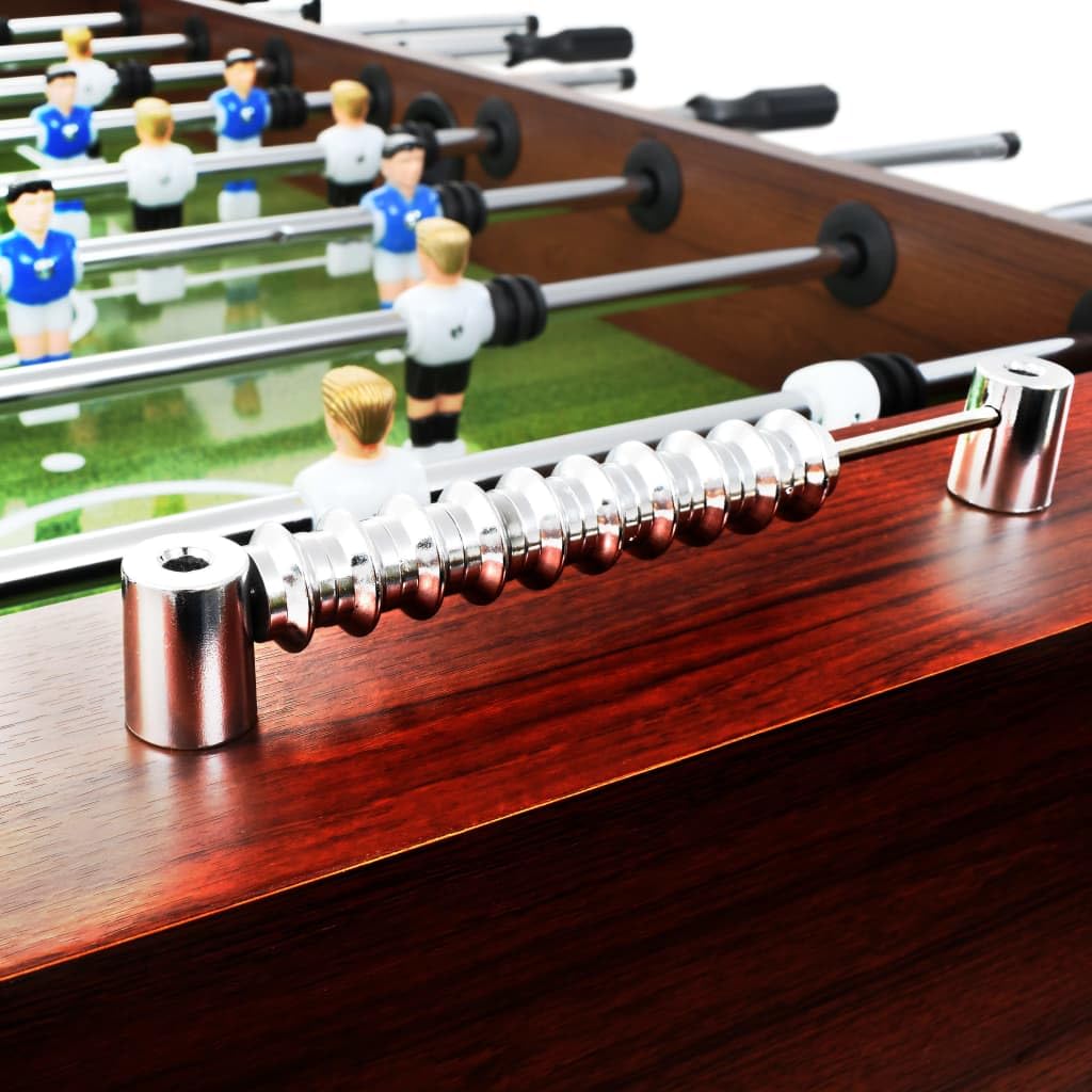 - vidaXL Football Table 60 kg Steel Brown 22 Players Table Game -
