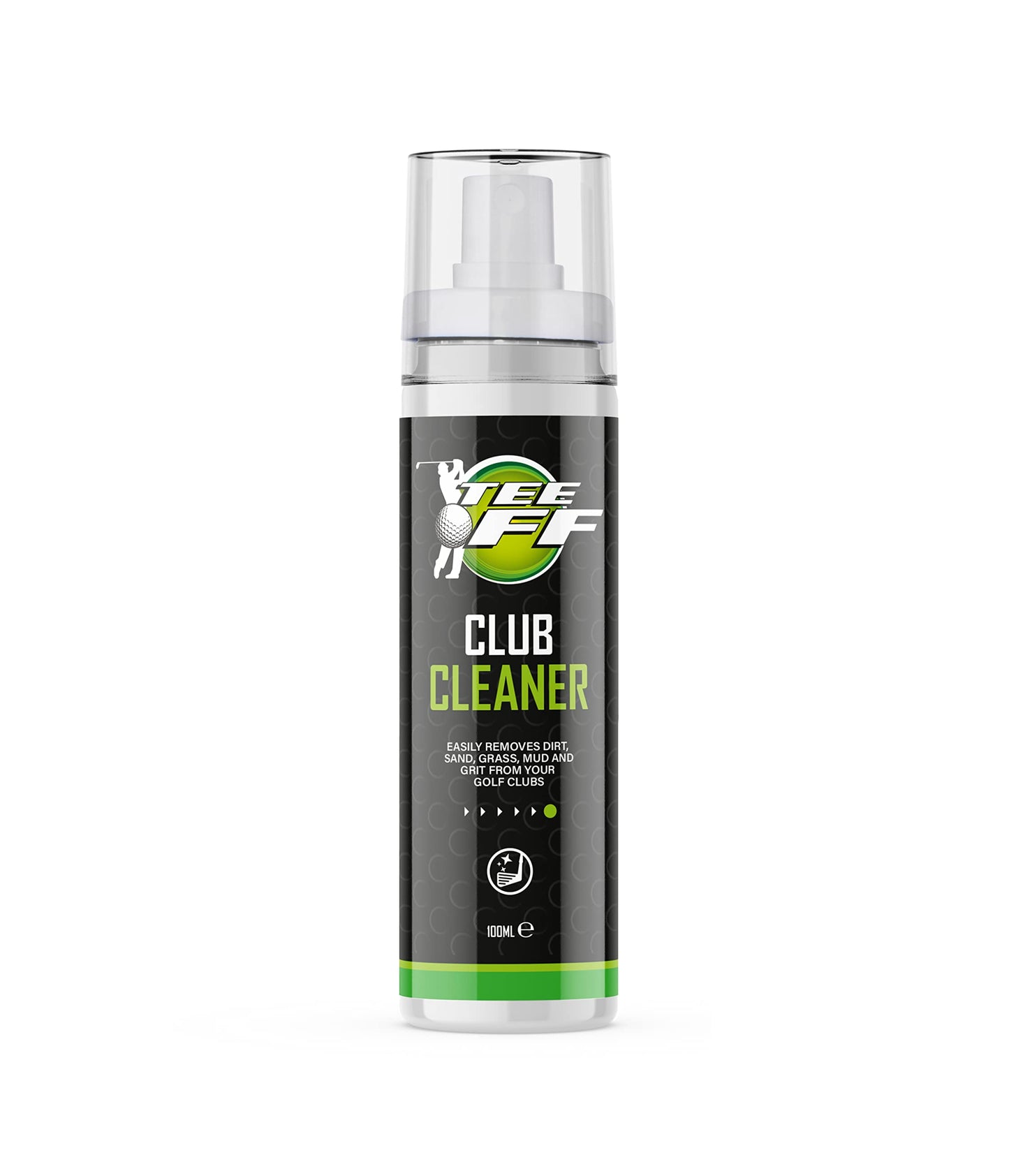 - Tee Off Golf Club Cleaner | Use on Irons, Woods, Putters, Grips, Balls, Shoes and Bags -