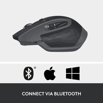 - Logitech MX Master 2S Bluetooth Edition Wireless Mouse | Multi-Surface | Hyper-Fast Scrolling -
