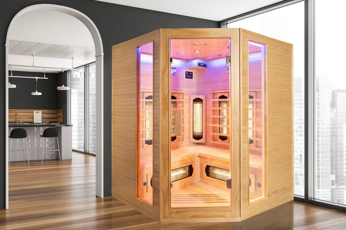 - GLOBAL RELAX® | DHARANI S4 Full Body Sauna | 4 Person -