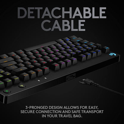 - Logitech G PRO TKL Mechanical Gaming Keyboard | GX Blue Clicky Key Switches -
