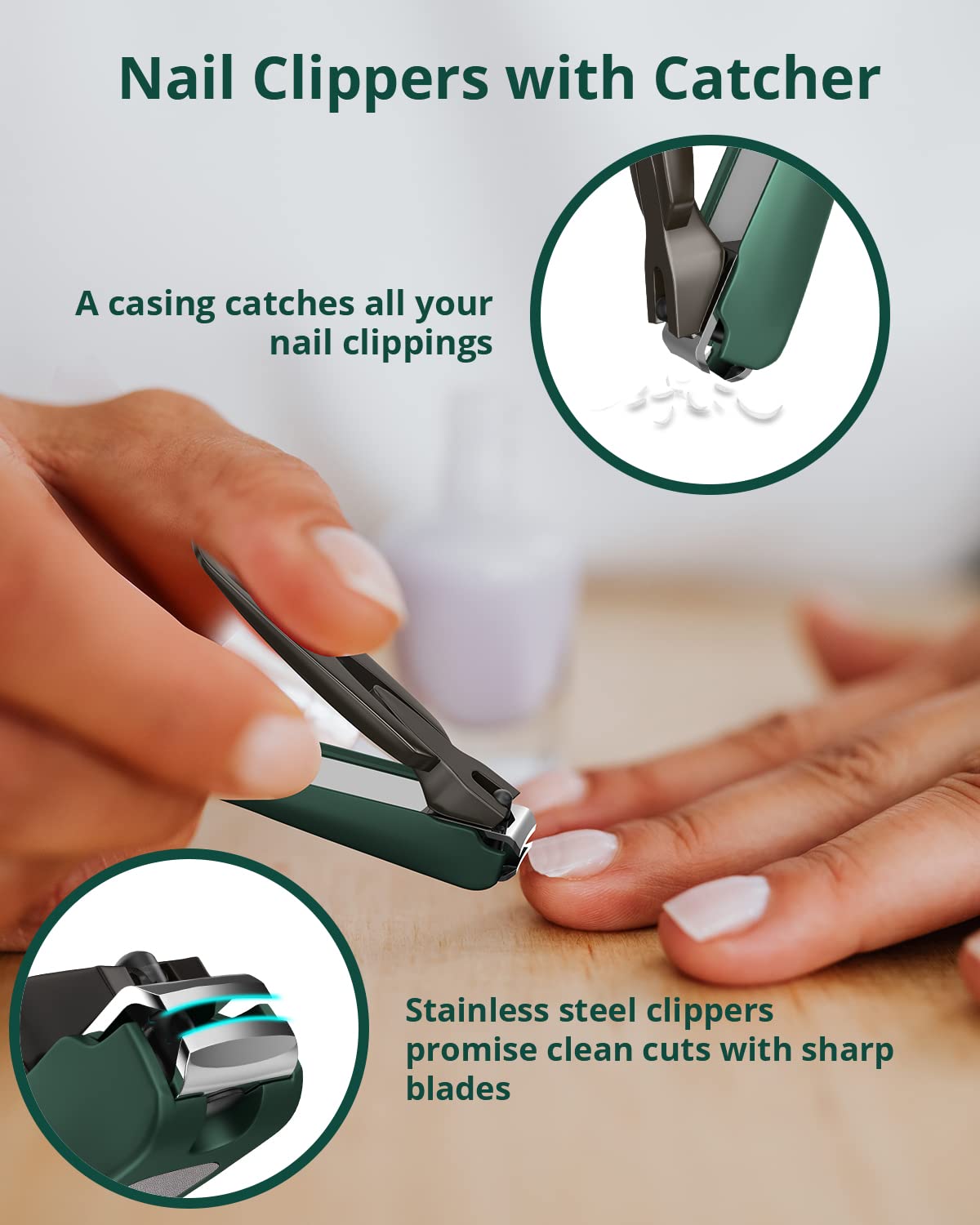 - VANWIN Nail Clipper Set 2 Pack, Heavy Duty Toenail Clippers for Thick Toenails -