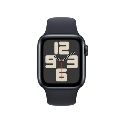 Apple Watch SE (2nd Gen, 2023) [GPS 40mm] Smartwatch with Midnight Aluminium Case with Midnight Sport Band S/M. Fitness & Sleep Tracker, Crash Detection, Heart Rate Monitor