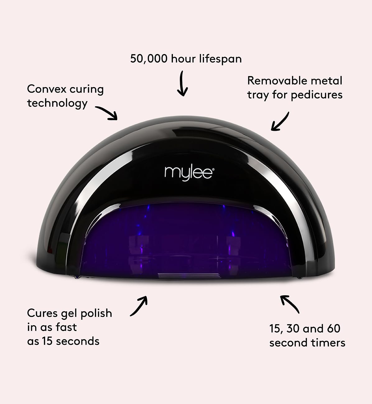 - Mylee Complete Professional Gel Nail Polish LED Lamp Kit -