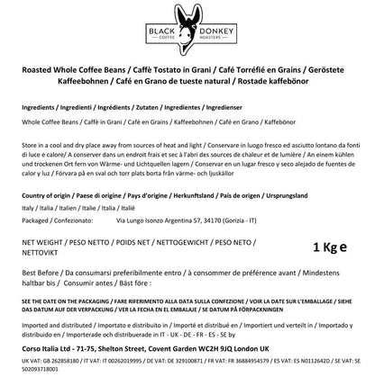 Black Donkey Coffee Roasters - 1KG Whole Coffee Beans (WONKY Blend) | Cutting Waste | A Mix of Our Off-Cuts from Our Daily Production