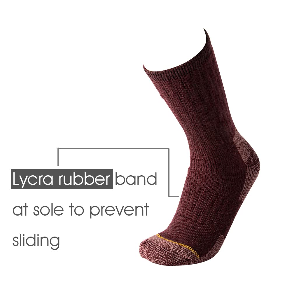 - KAVANYISO Merino Wool Socks For Men | Hiking Thermal Winter Crew Socks -