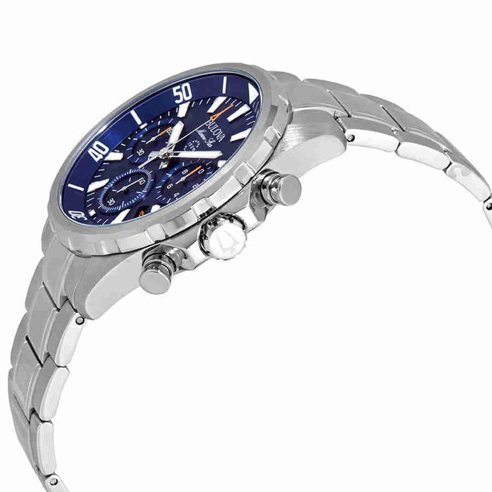 Bulova Men's Chronograph Quartz Watch with Stainless Steel Strap 96B256