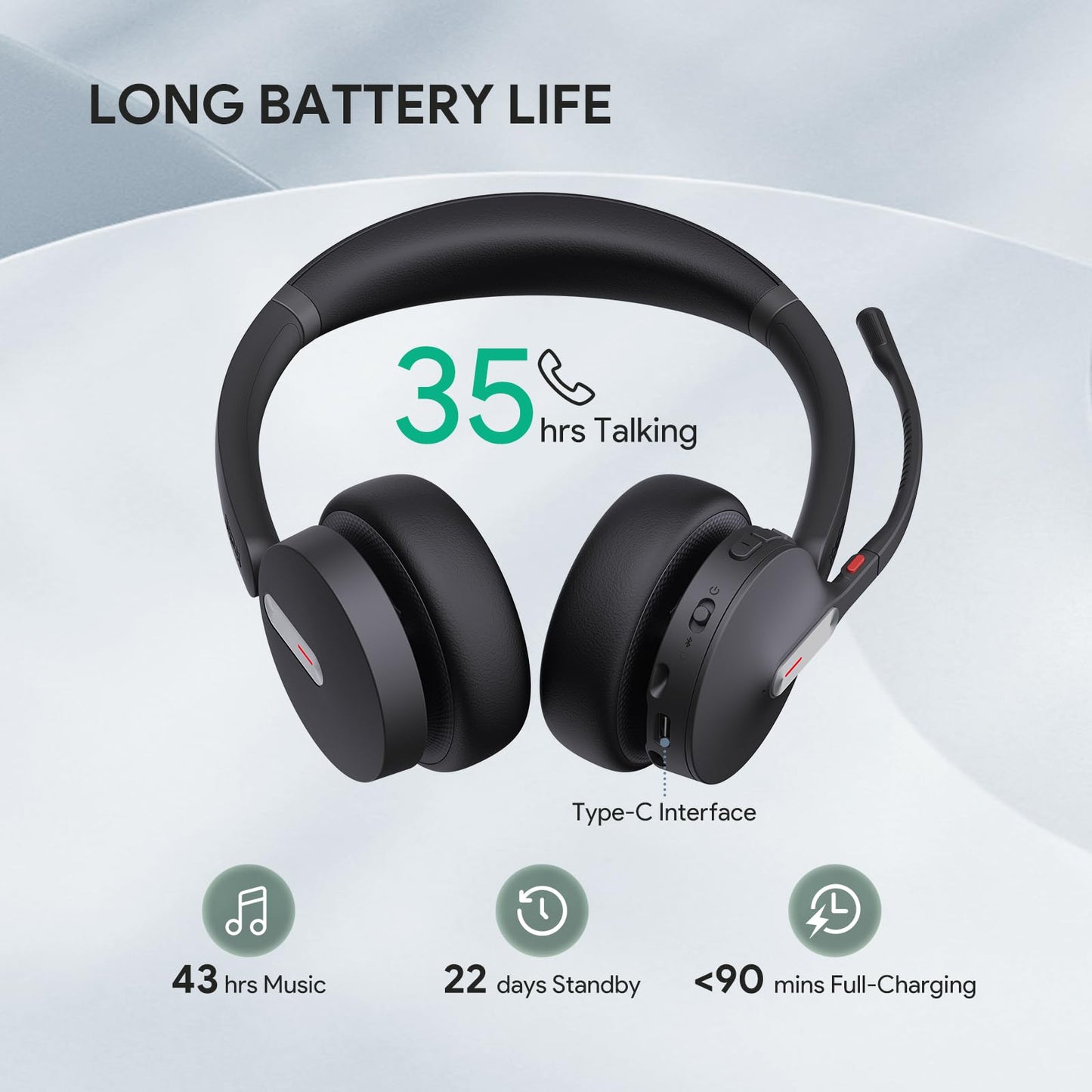 - Yealink BH70 Wireless Bluetooth Headset with Microphone
