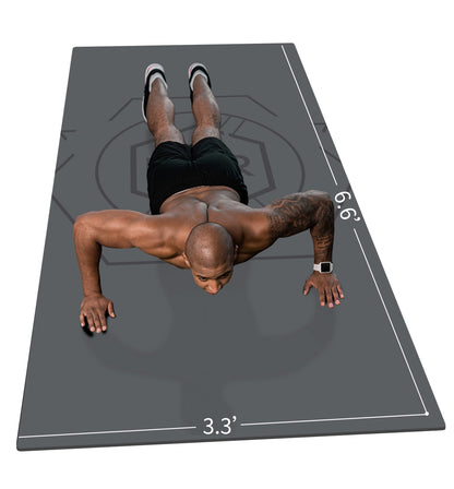 - LaiEr Yoga Mat Extra Size TPE Exercise Mat for Men | Non Slip Mat for Workout -