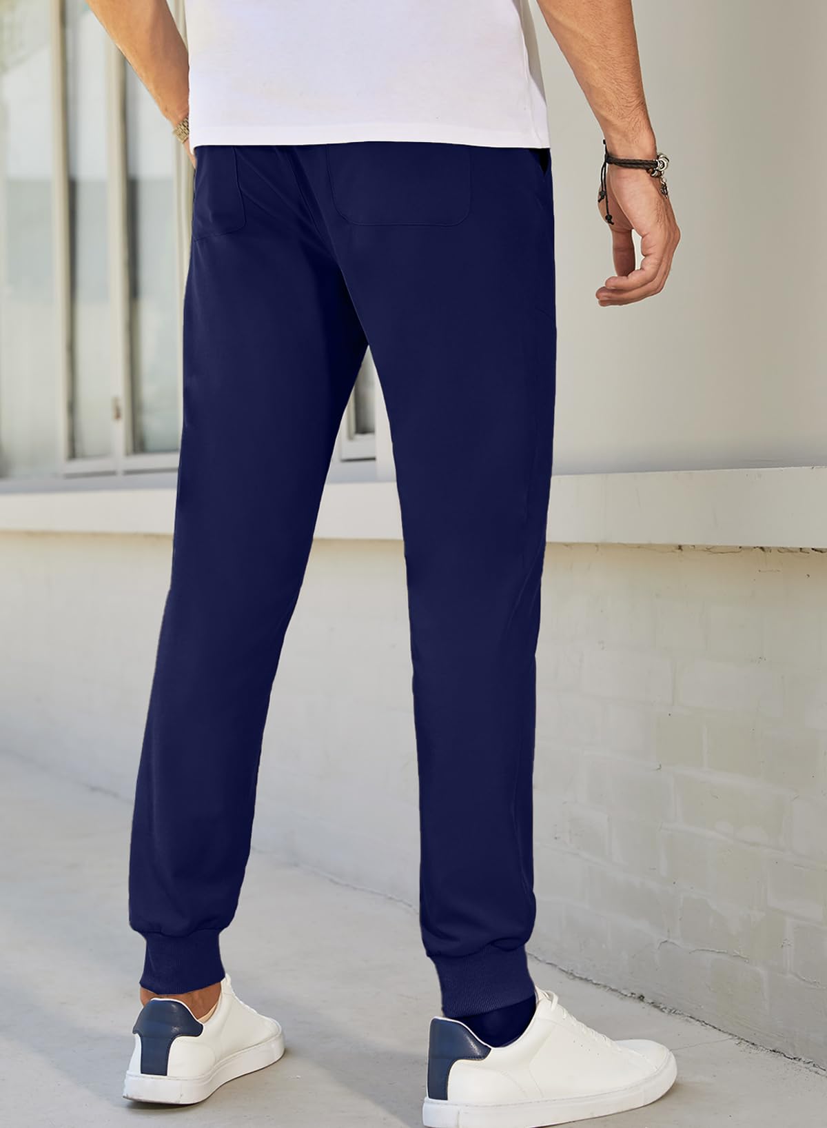 - Elegancity Mens Golf Trousers | Casual Outdoor Jogging Trousers | Slim-Fit Stretch Golf Pants -