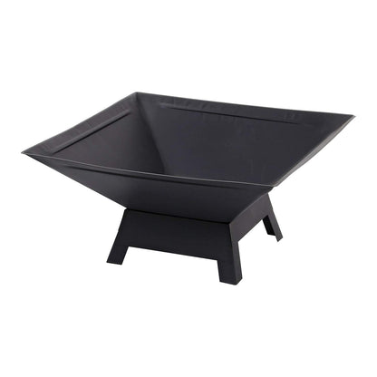 - Parkland Square Fire Pit | BBQ Grill Heater -