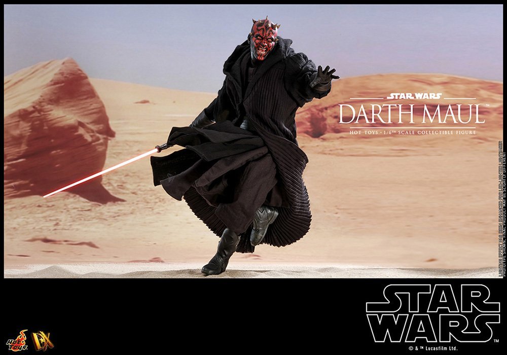 - Hot Toys Movie Masterpiece | Star Wars Episode I The Phantom Menace: Darth Maul 1/6th Scale Action Figure -