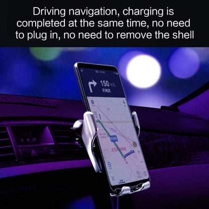 - Wireless Car Charger, Smart Sensor 10W Fast Charging Auto-Clamp