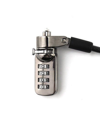 - QWORK® Laptop Lock | T-Bar Locking Mechanism | 4 Digit Password Protection -
