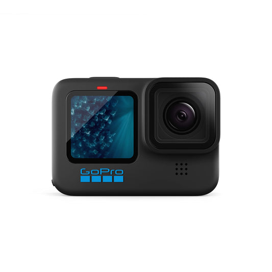 - GoPro HERO11 Black | Waterproof Action Camera With 5.3K60 Ultra HD Video | 27MP Photos, 1/1.9" Image Sensor | Live Streaming -