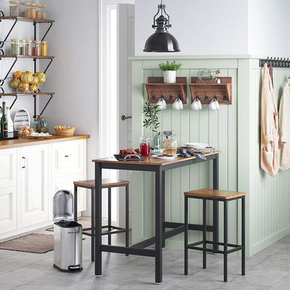 - VASAGLE Bar Table, Industrial Kitchen Table -