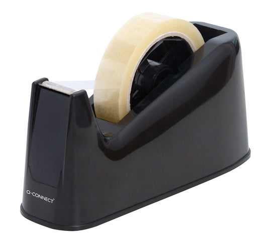 - Q-Connect Tape Dispenser | Extra Large | 25mm x 33/66m Tape | Black -
