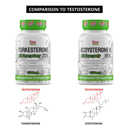 - Psycho Pharma Turkesterone 20% (1000 mg) | 120 count -