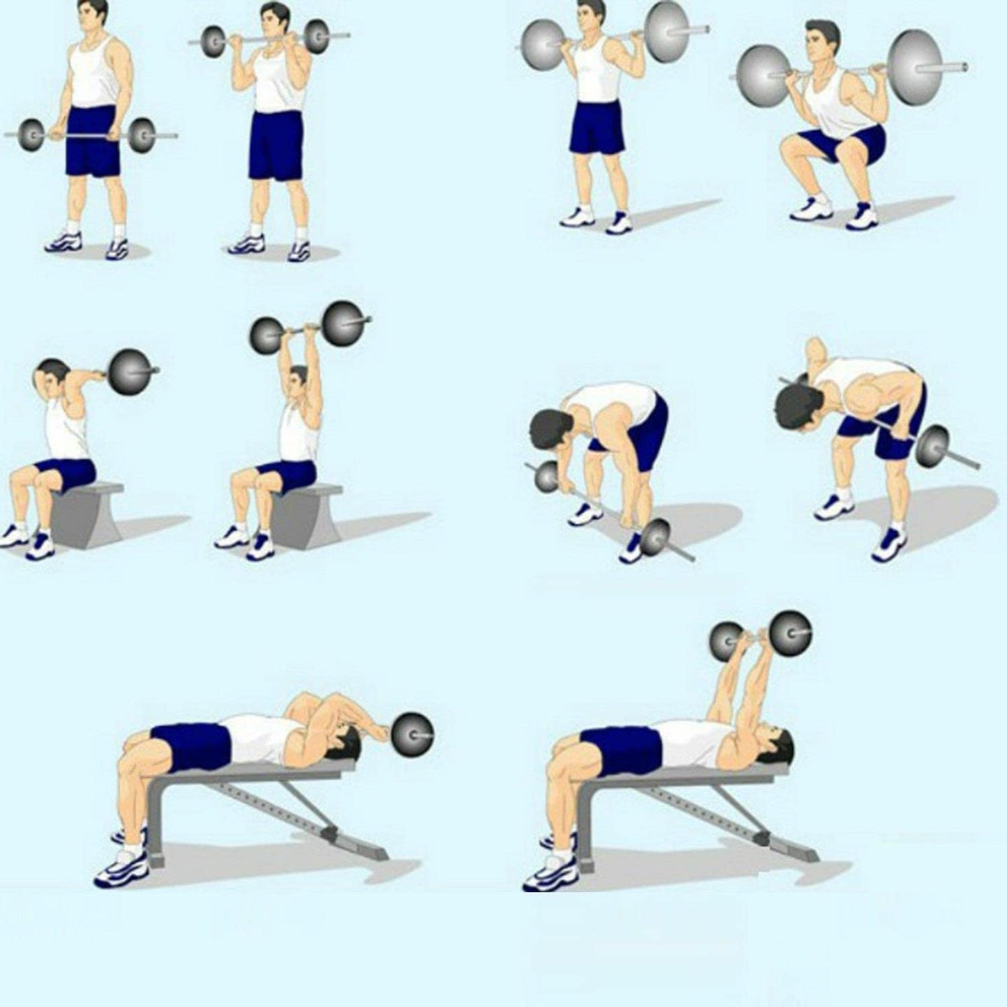 - Yaheetech Barbell Weight Set (25KG) For Home Gym & Weight Lifting Training.