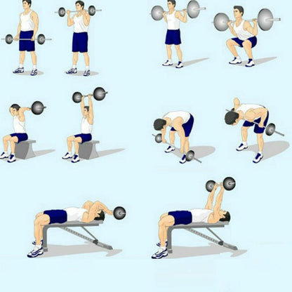 - Yaheetech Barbell Weight Set (25KG) For Home Gym & Weight Lifting Training.