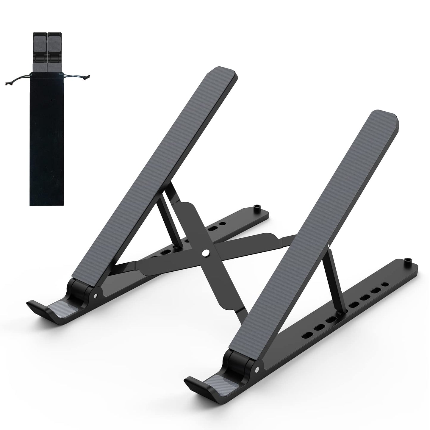 - Tonmom Laptop Stand for Desk | Adjustable Laptop Riser -