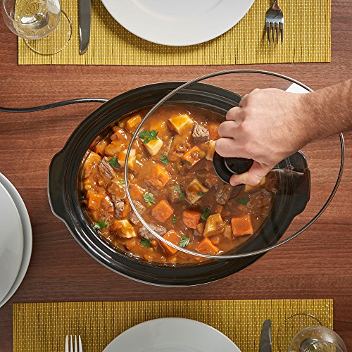 - VonShef Slow Cooker 6.5L with Easy Clean Removable Oven to Table Dish