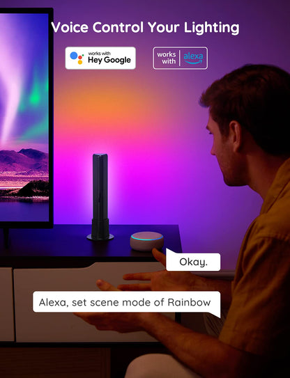 - Govee LED Light Bars | Smart WiFi RGBIC TV Backlight | Gaming Lights with Scene and Music Modes -