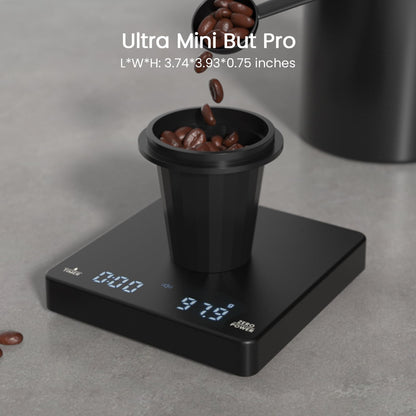 - Mini Coffee Scale with Timer |  Maestri House Espresso Scale | 2kg/0.1g Accurate Rechargeable Scale -