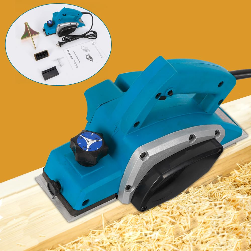 - Electric Wood Planer | Home and Garden Electric Planer | 220V 800W Portable Wood Planer -