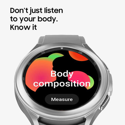 - Samsung Galaxy Watch4 | Classic Smart Watch | Rotating Bezel | Health Monitoring, Fitness Tracker, Bluetooth | 46mm | Black -
