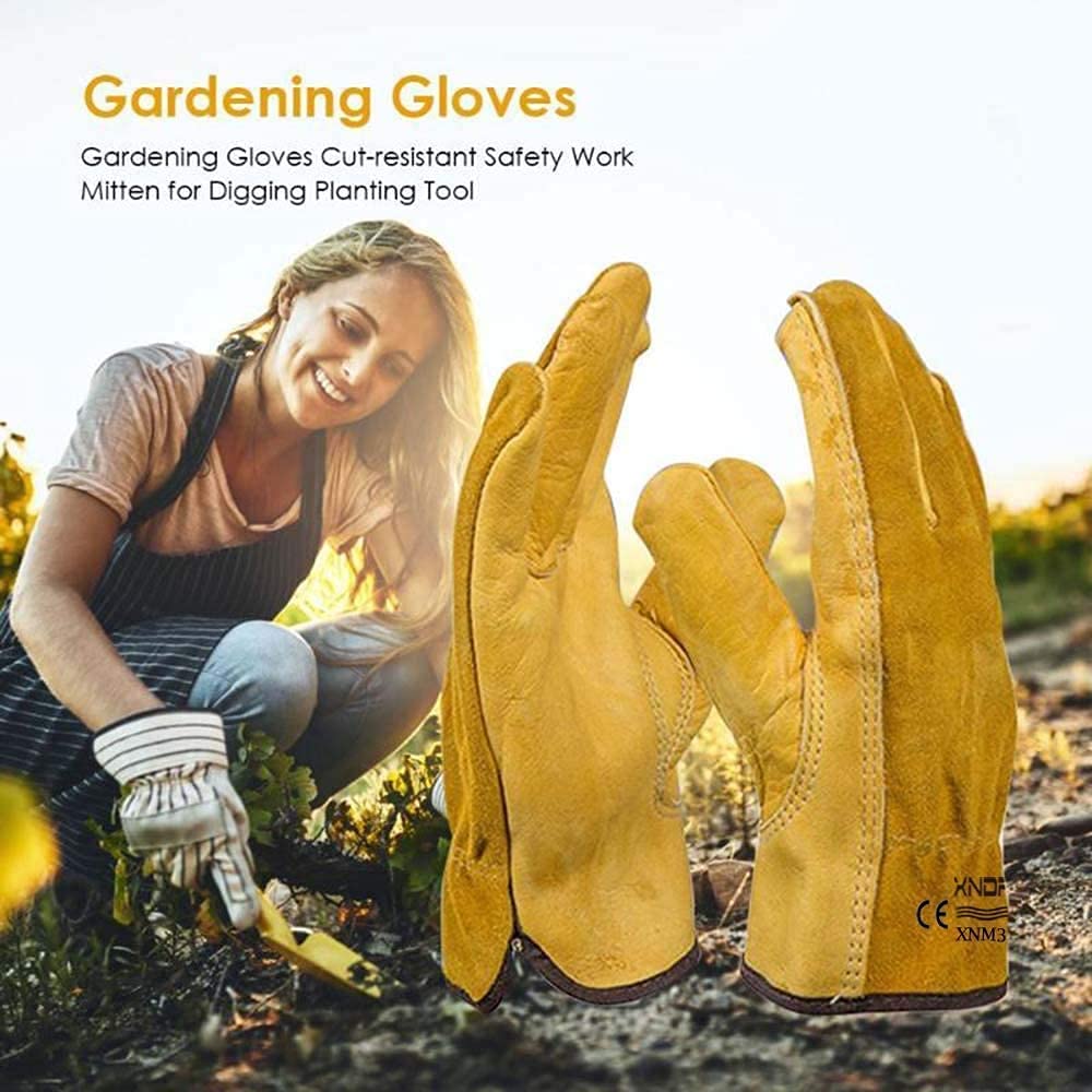 - Xndryan Heavy DutyThorn Proof Gardening Gloves, 2 Pairs.