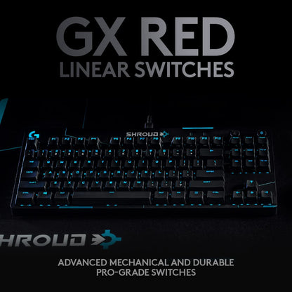 - Logitech G PRO TKL Shroud Edition Mechanical Gaming Keyboard -