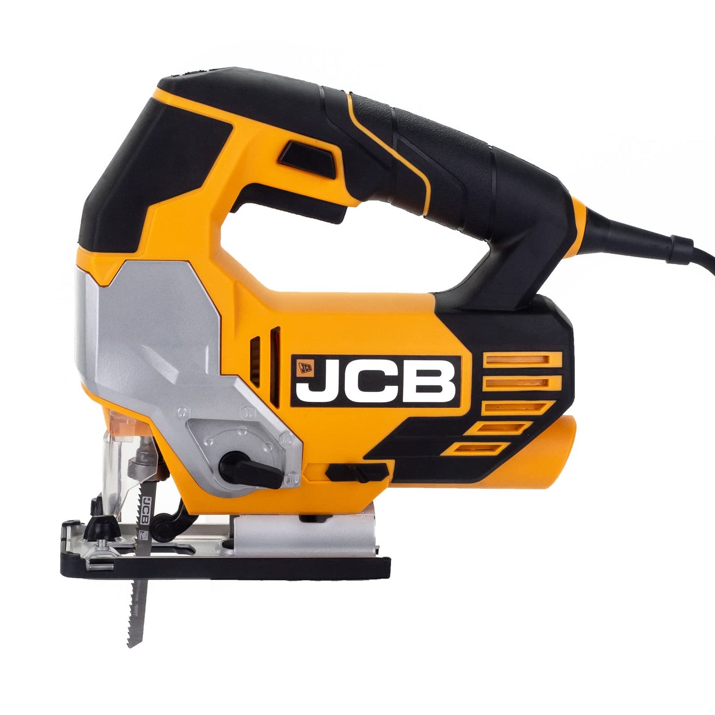 - JCB 240V Corded Jigsaw | 4 Pendulum Settings & Tool Free Blade Change | Variable Speed & Built in Dust Blower | Cutting Capacity of 100mm for Wood and 10mm for Metal | 800W -