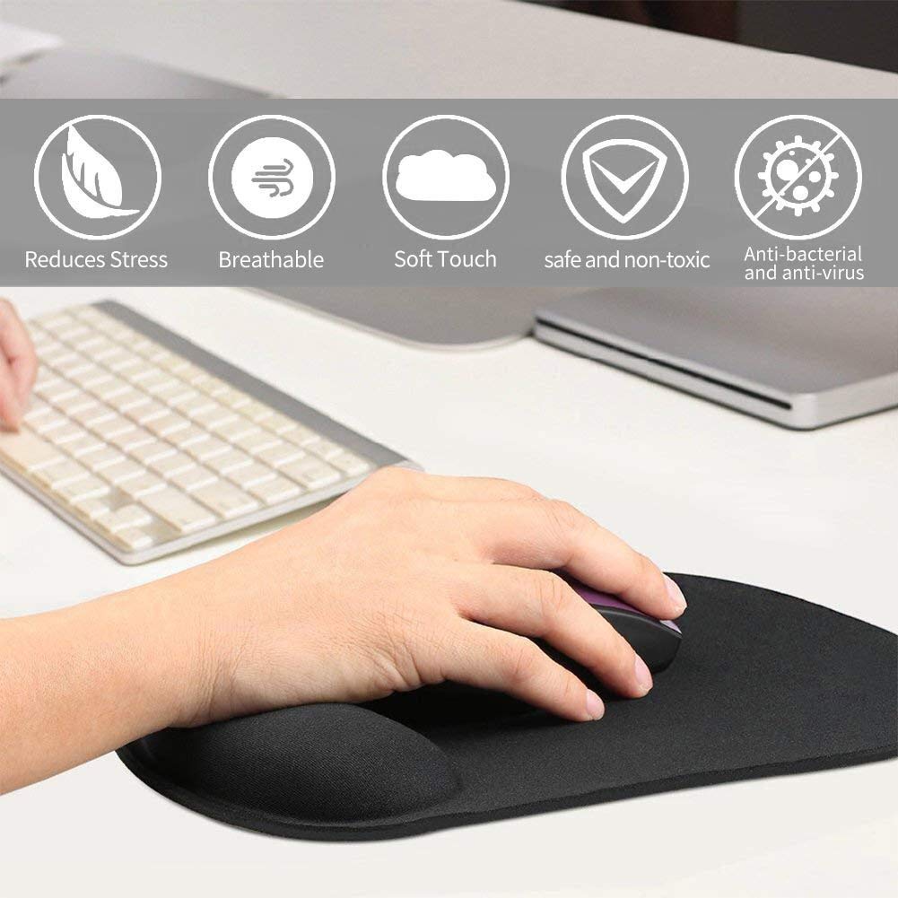 - URMI Keyboard Wrist Rest Pad, Mouse and Keyboard With Wrist Support Pad Set -
