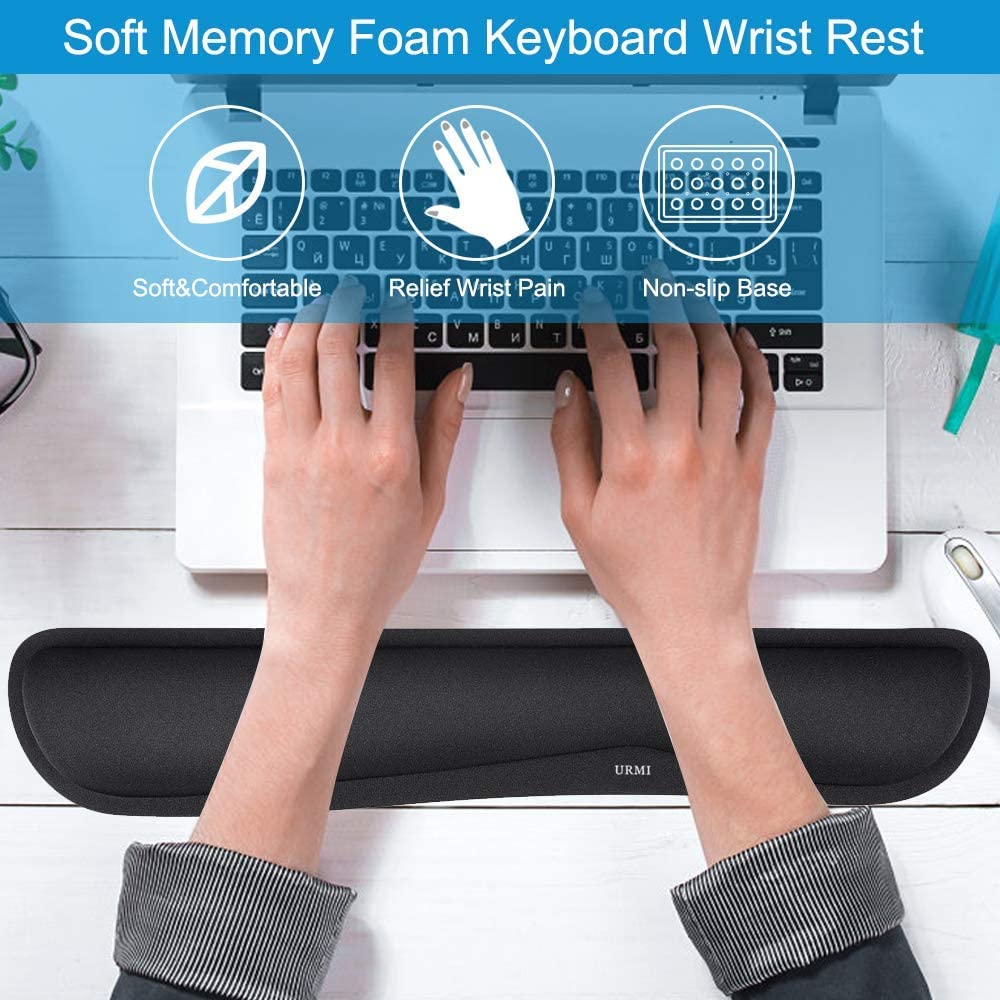 - Kigos Mouse Pad Wrist Rest | Large Keyboard Wrist Rest Support & Mouse Pad Set -