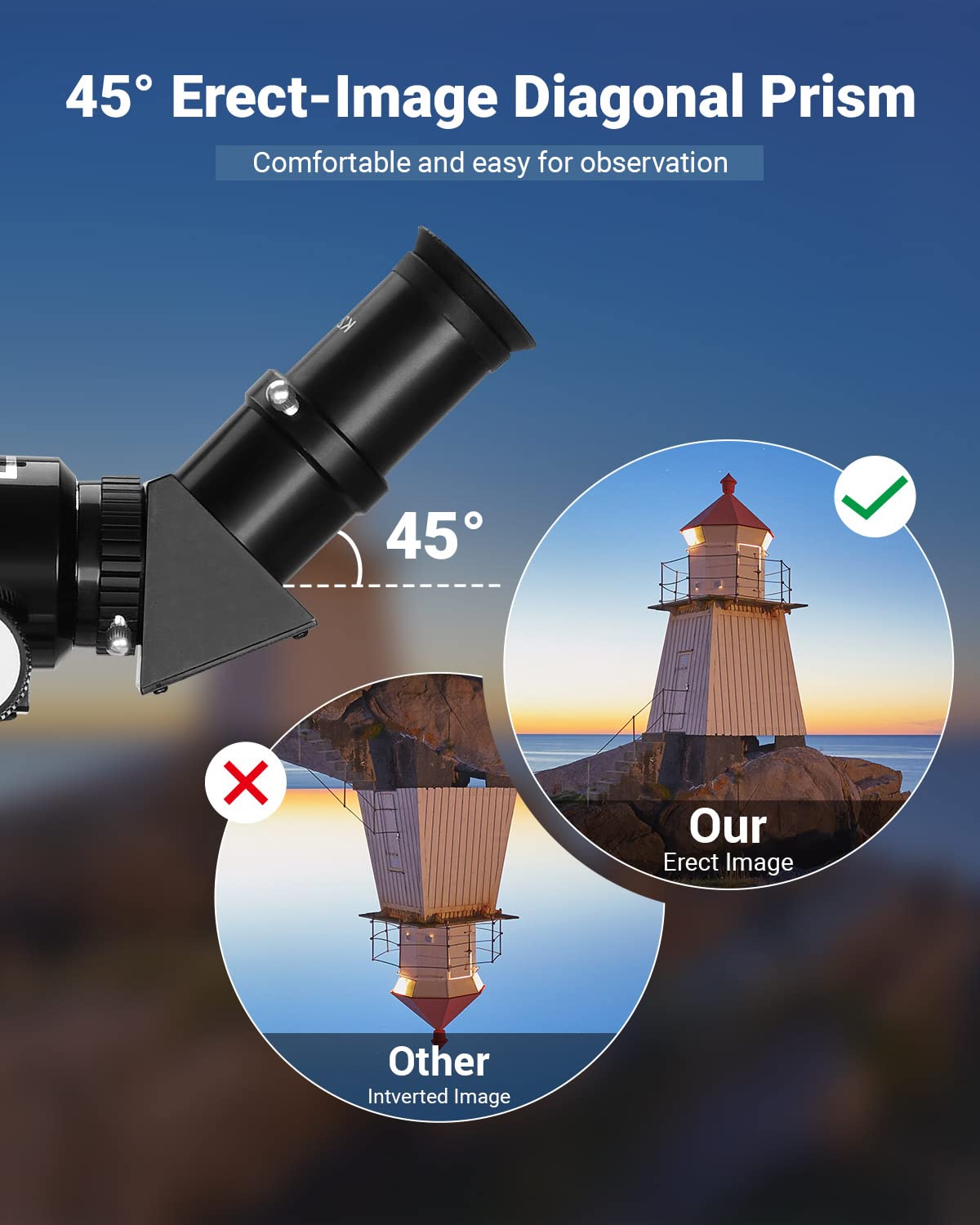 - ESSLNB Telescope 36070 |  70mm Fully Coated Lens | 3X Barlow Lens Moon Filter -