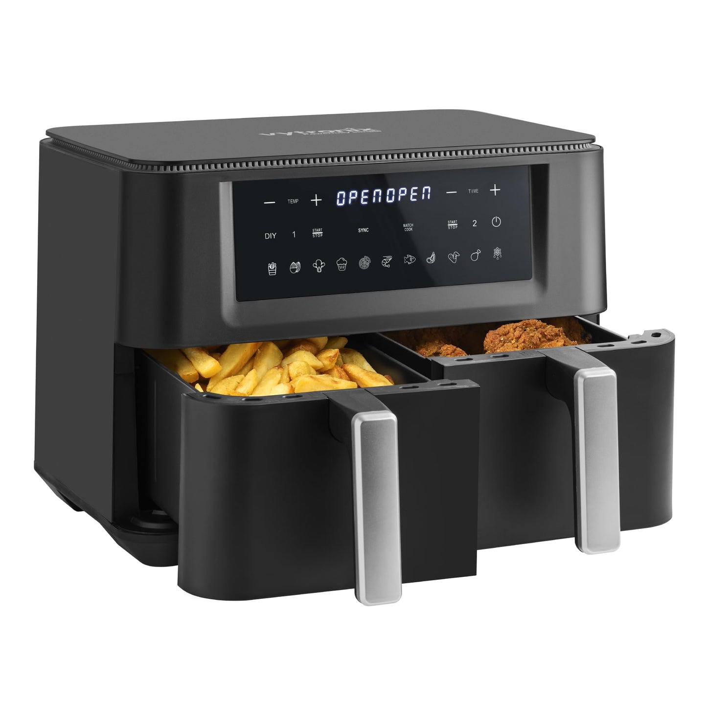 - Vytronix DD9L Dual Zone Air Fryer 2 Drawer 9L | Efficient 2400W