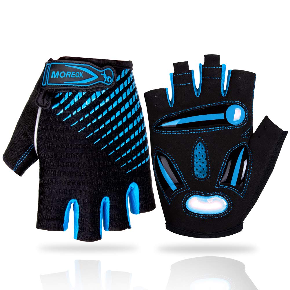 - LUROON Cycling Gloves | Half Finger Gel Padded Bike Gloves | Anti-Slip -