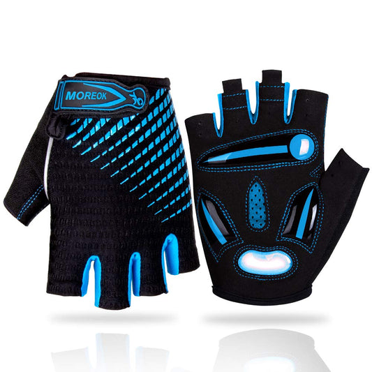 - LUROON Cycling Gloves | Half Finger Gel Padded Bike Gloves | Anti-Slip -