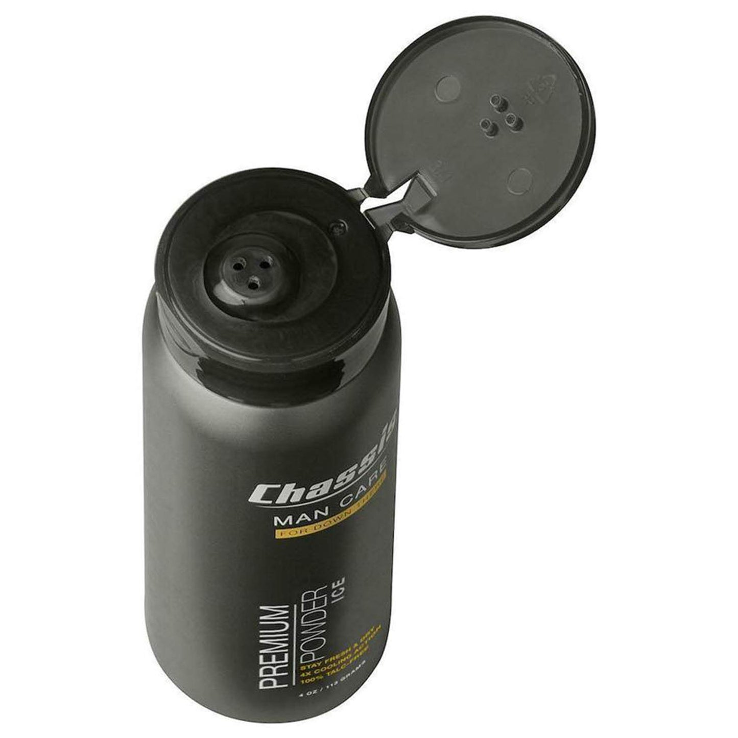 Chassis Ice Premium Powder for Men, Talc-Free, Cooling Body Powder, Original Fresh Scent