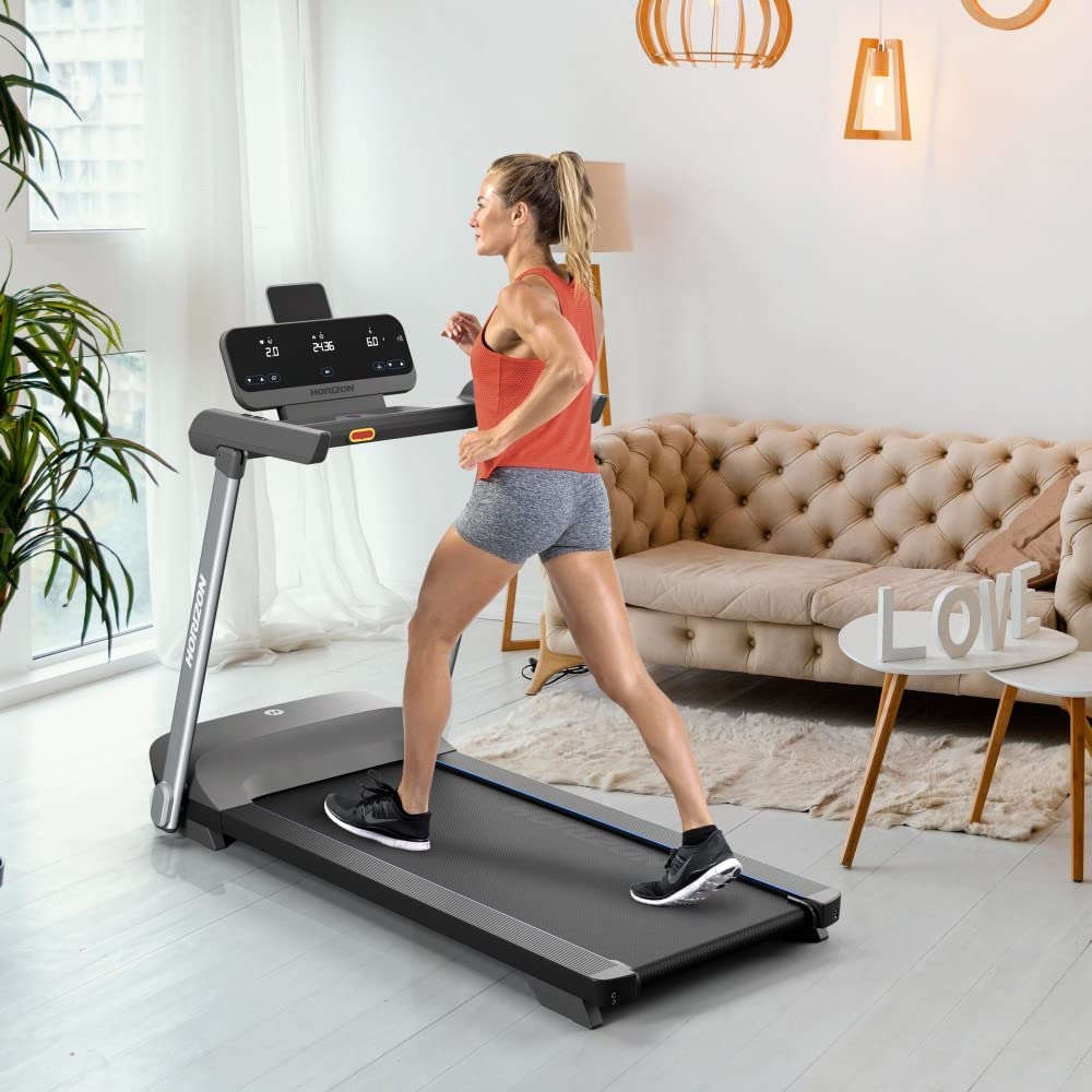 - Horizon Fitness Evolve 3.0 Folding Treadmill for Home Use -