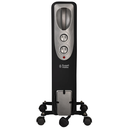 - Russell Hobbs 1500W/1.5KW Oil Filled Radiator | 7 Fin Portable Electric Heater -