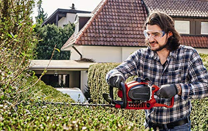 - Einhell GE-PH 2555A Petrol Hedge Trimmer | 55cm (22 Inch) Cutting Length | Laser-Cut Diamond-Ground Steel Blades -